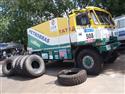 Extreme racing team s H3 EVO na přejímkách na Dakar 2011, foto týmu
