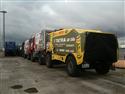 Loprais Tatra team na přejímkách na Dakar 2011, foto týmu