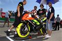 Michal embera na zskok ve FIM Superstock 1000 v Brn