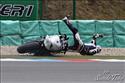 MS SBK v Brně 2011, pád v tréninku Luca Marconiho ( Supersport)