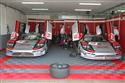 Vozy Saleen S7R  K plus K motorsportu jsou připraveny a požehnány farářem