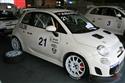 Petr Fulín v Brně s Fiatem Abarth, foto týmu