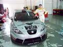 Michal Matějovský, první testy Seatu Leon, únor 2009, foto týmu