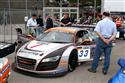 FIA GT3 2009 v noční Adrii a MM racing s Audi R8 LMS