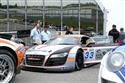 FIA GT3 2009 v noční Adrii a MM racing s Audi R8 LMS