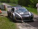 FIA GT 3 2010 vBrně a páteční havárie dvou Audi týmu Rosberg, foto P. Jelínek
