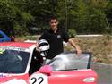 Jirka Mičánek s Porsche před Sachseringem
