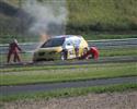 Letní Most 2007 - požár při sprintu, foto Karel Kubeš
