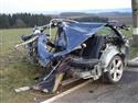 Audi RS6 na šrot, ale řidič nezraněn