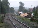 Povodně 2009  i na silnici Hodlavice Nový Jičín, foto KK