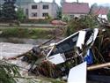 Povodně 2009  i na silnici Hodlavice Nový Jičín, foto KK
