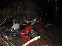 Havárie nového Ferrari do stromu u Prusinovic, foto THS