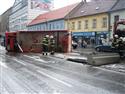 Havárie hasičů v Brně na Křenové ul, březen 2009