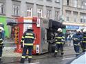 Havárie hasičů v Brně na Křenové ul, březen 2009