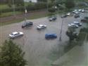 Vídeňská ulice v Brně po přívalové bouřce, červen 2009