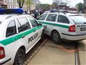 Policisté bourali v Olomouci, foto neznámého autora