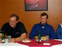 Hustopeče 2008 - závěrečná TK s vítěznými posádkami, foto R. Langer
