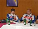 Hustopeče 2008 - závěrečná TK s vítěznými posádkami, foto R. Langer