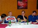 Hustopeče 2008 - závěrečná TK s vítěznými posádkami, foto R. Langer