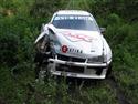 Rallye Kostelec 2009 a jedna z havárii, foto Karel Kolečko