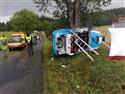 Rallye Pozázaví 2009 - tragická nehoda, foto hasiči