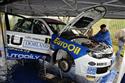 Vsetín 2009 a Václav Pech se Subaru, foto týmu