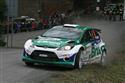 Jaromr Tarabus na domc Barum Rally znovu s opravenm  Fordem Fiesta S 2000.