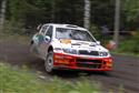 Finsko 2007 a náš Jan KOpecký s Fábií WRC, foto týmu