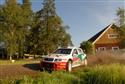Finsko 2007 a náš Jan KOpecký s Fábií WRC, foto týmu