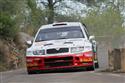 Jan Kopecký nezvládl již  první etapu Katalánské rallye a na třetí RZ havaroval