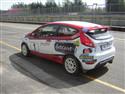 Na  Rallye Střela Žihle pět posádek s vozy Ford Fiesta1,3 Cup