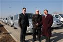 Vozy VW pro Obamův doprovod v Praze, duben 2009
