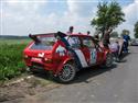 Rallye Posázaví 2010 a CRASHE , foto Karel Kolečko