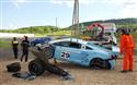 Jarní Most 2009, následky havarie Lamborghini při 3hodinovce, foto Pavel Douša