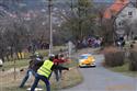 Havárie Pešla při Sheron Valašské Rally 2010, foto Pavel Douša