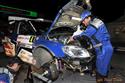 Vítězný Pavel Valoušek při Sheron Valašské Rally 2010, foto Pavel Douša