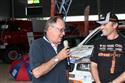 Dvojnásobný vítěz Dakaru Jean Louis Schlesser na Autosalonu 2011 v Brně