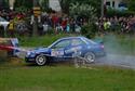 Rally Krkonoše 2011 a karambol Petra Kačírka se Subaru, foto Luboš Novosád