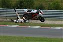 CRASH Viktor DUŠEK Alpe Adria Most 2011 foto Luboš NOVOSÁD
