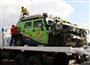 Hedvábna stezka 2009 - havarovaný Hummer Czech Dakar teamu, foto týmu