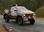 Mirek Zapletal s Hummerem v Lotyšsku, podzim 2009, foto týmu