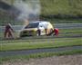 Letní Most 2007 - požár při sprintu, foto Karel Kubeš