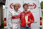 Jezdec DTM Frank Biela v Česku na motokárách, foto týmu
