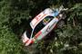 Horácká rallye 2009 - havárie Pantálka a Minaříka objektivem Míry Knedly jun.