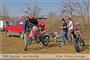 Testování motorkářů MH racing u Hrušek u Břeclavi, březen 2010, foto  Roman Langer
