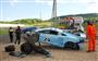Jarní Most 2009, následky havarie Lamborghini při 3hodinovce, foto Pavel Douša