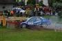 Rally Krkonoše 2011 a karambol Petra Kačírka se Subaru, foto Luboš Novosád