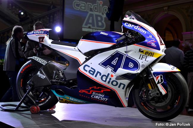 Slavnostní křest nové Ducati pro Karla Abrahama objektivem Jana Pořízka