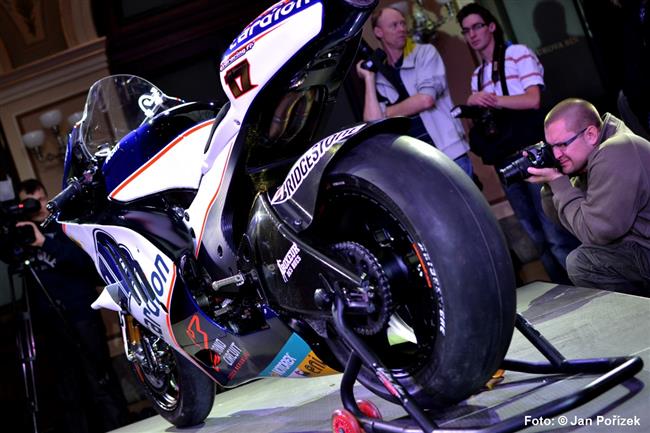 Slavnostní křest nové Ducati pro Karla Abrahama objektivem Jana Pořízka