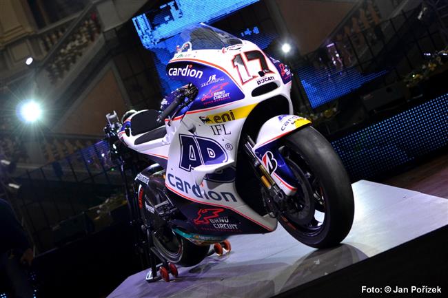 Slavnostní křest nové Ducati pro Karla Abrahama objektivem Jana Pořízka